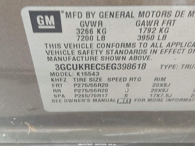 Chevrolet Silverado 1500 1lt