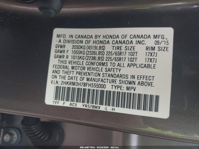 Honda CR-V Ex-l