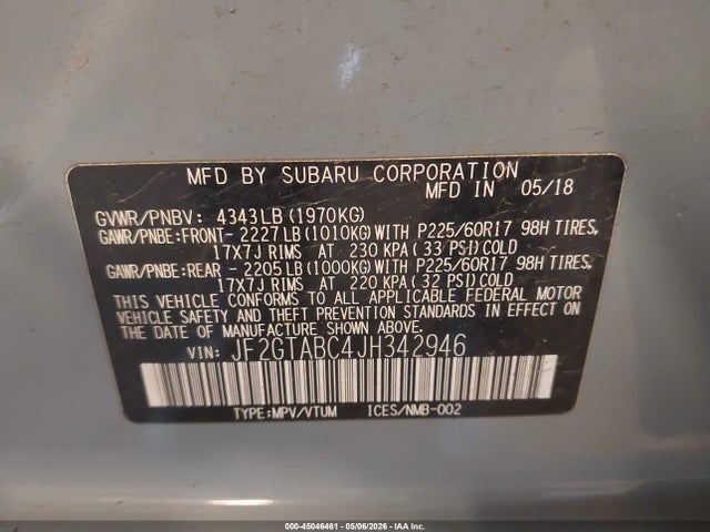Subaru Crosstrek 2.0i Premium