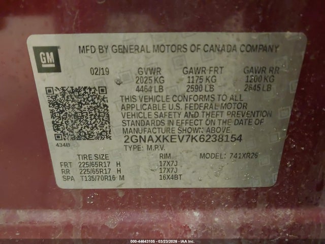 Chevrolet Equinox Lt