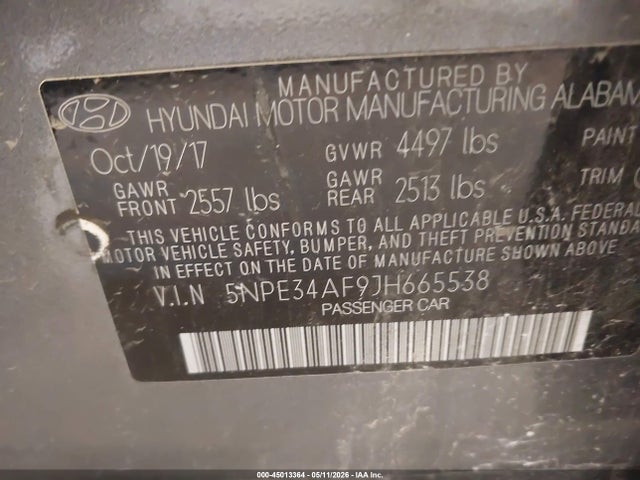 Hyundai SONATA Sel