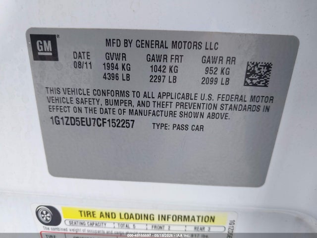 Chevrolet Malibu 2lt