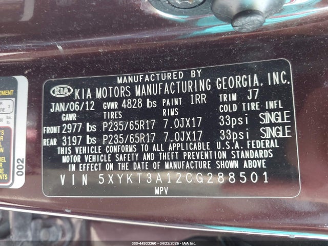 Kia Sorento Lx