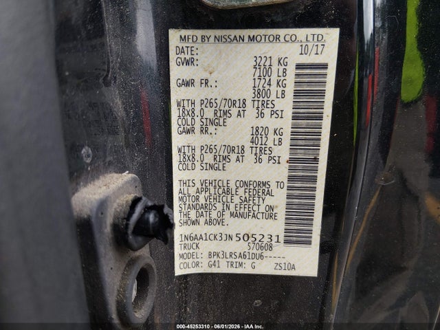 Nissan Titan S