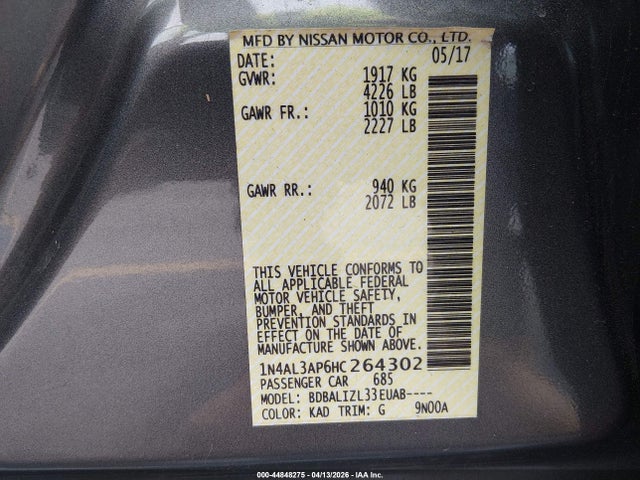 Nissan Altima 2.5 Sv