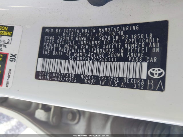 Toyota Corolla L