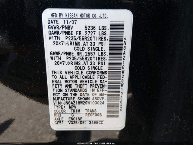 Nissan Murano Le