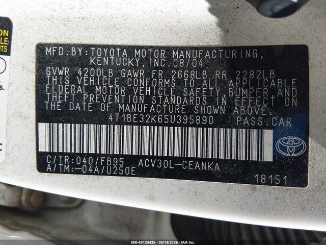 Toyota Camry Le