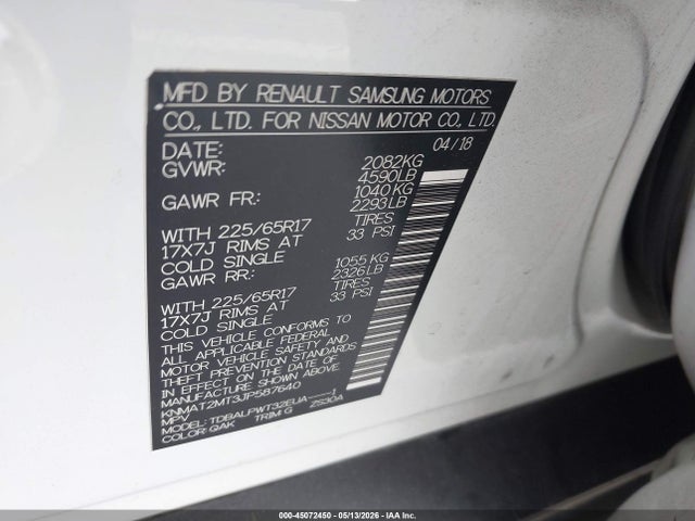 Nissan Rogue S