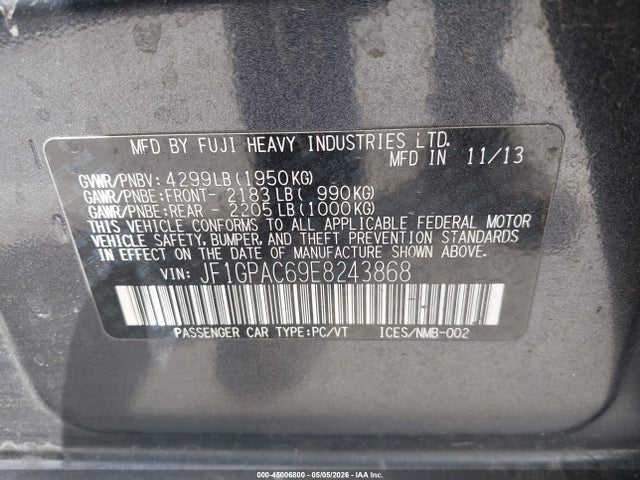 Subaru Impreza 2.0i Premium