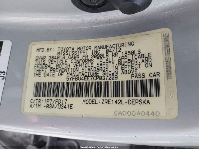 Toyota Corolla S