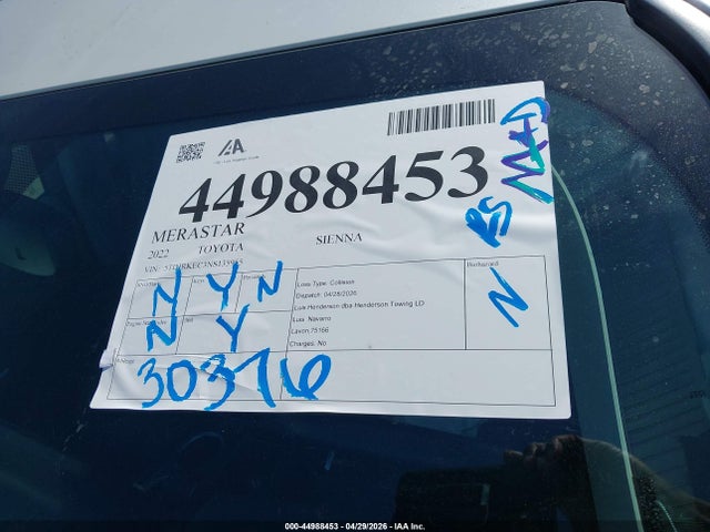 Toyota Sienna Xle