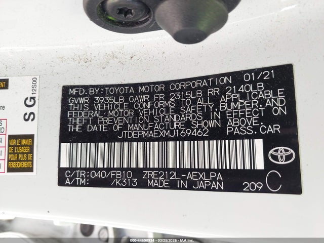 Toyota Corolla Le