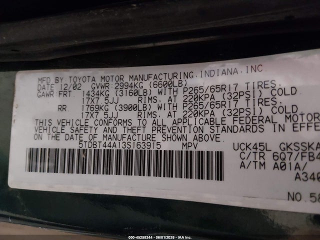 Toyota Sequoia Sr5 V8
