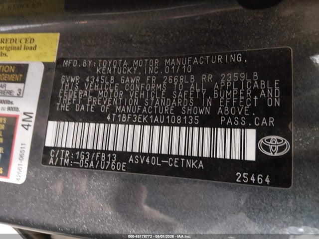 Toyota Camry Le