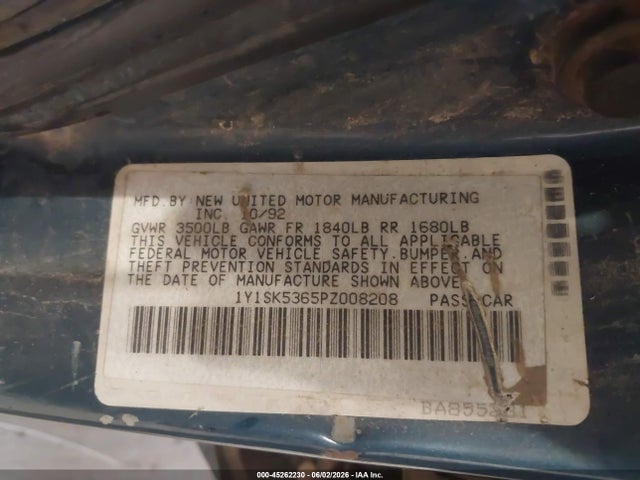 Geo Prizm Lsi