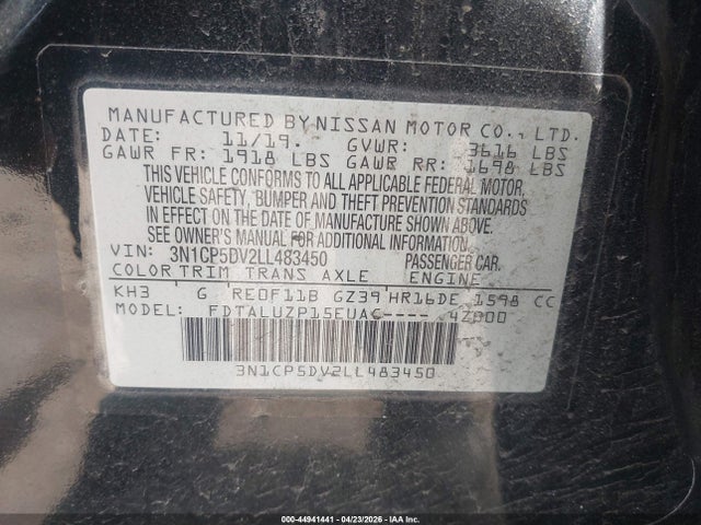 Nissan Kicks Sr Xtronic Cvt