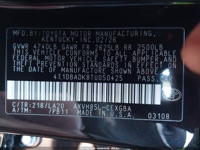 Toyota Camry Xle