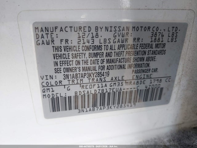 Nissan Sentra Sv