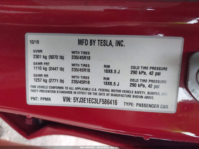 Tesla Model 3 Performance Dual Motor All-wheel Drive