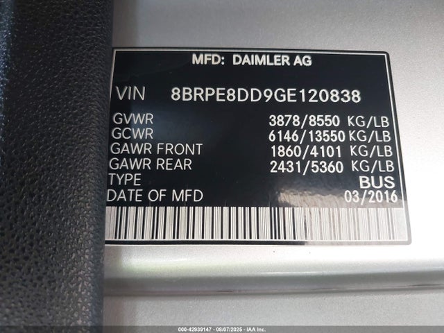 Mercedes-Benz Sprinter 2500 High  Roof