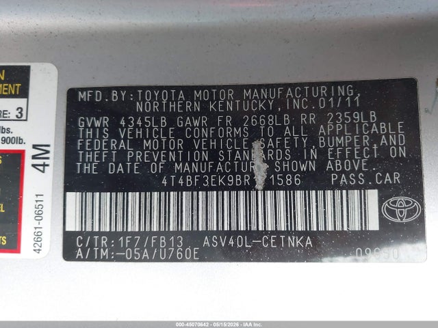 Toyota Camry Le