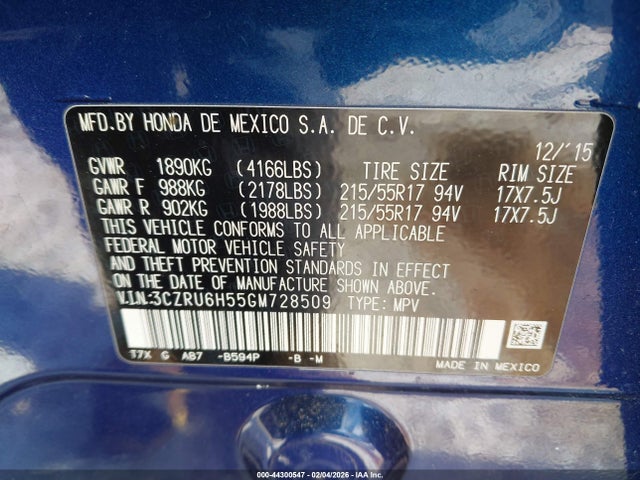 Honda HR-V Ex