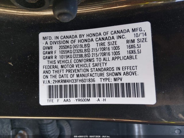 Honda CR-V Lx