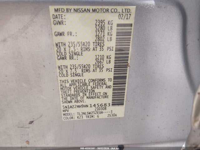 Nissan Murano Platinum