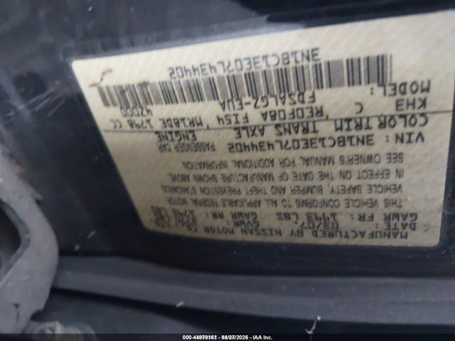 Nissan Versa 1.8sl
