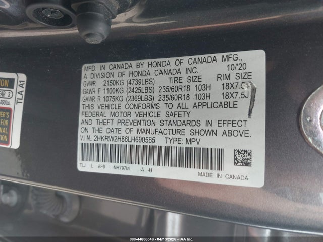 Honda CR-V Awd Ex-l