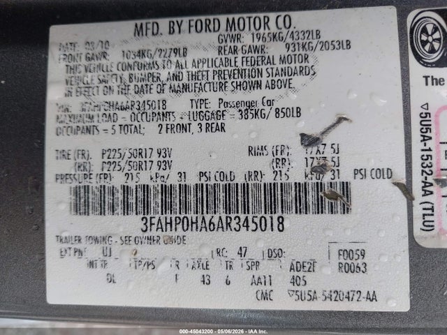 Ford Fusion Se