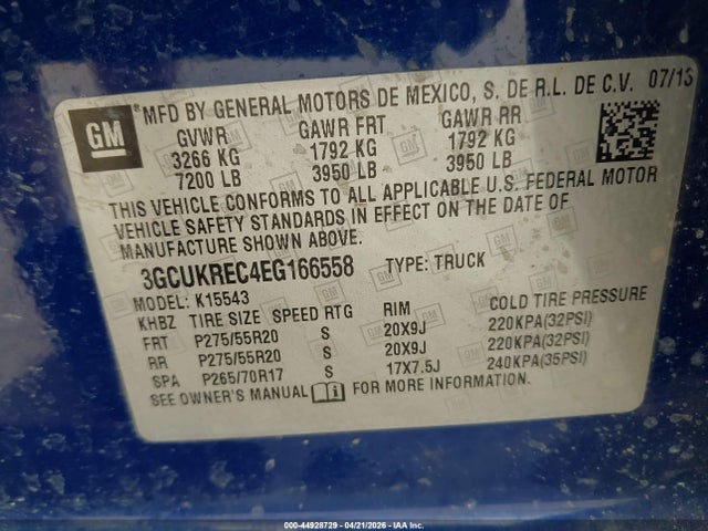 Chevrolet Silverado 1500 1lt