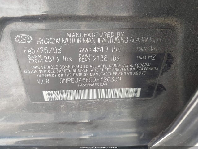 Hyundai SONATA Limited V6
