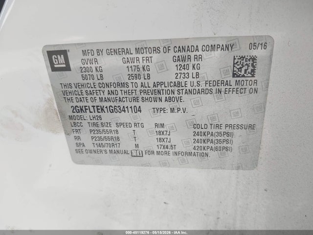 GMC Terrain Sle