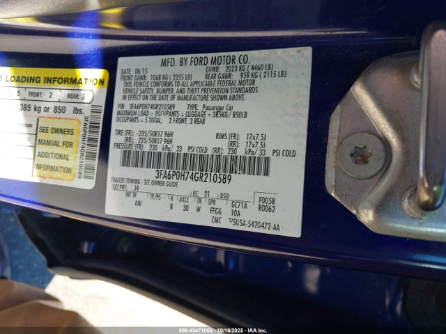 Ford Fusion Se