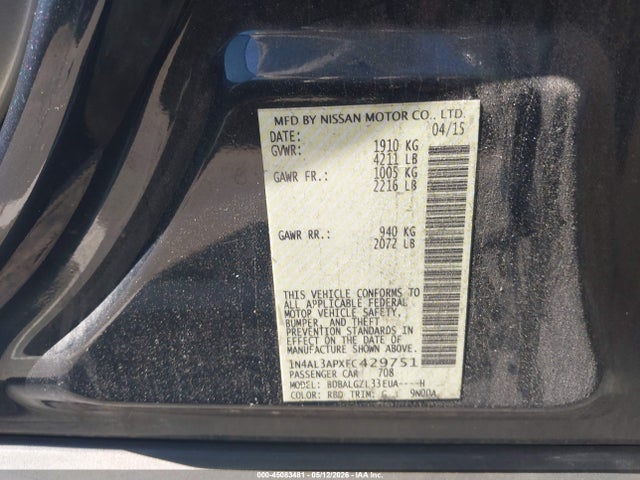 Nissan Altima 2.5 S