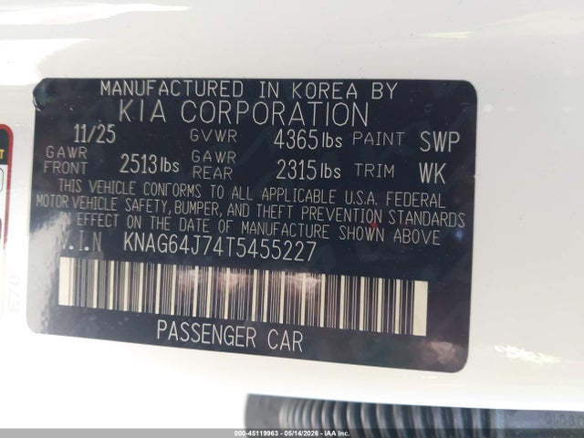 Kia K5 Gt-line Fwd