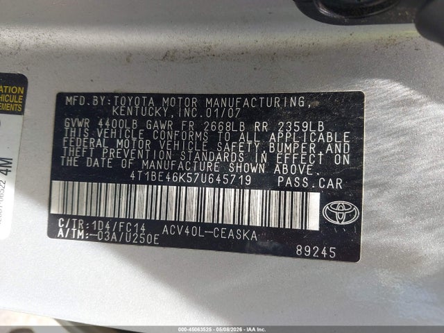 Toyota Camry Se