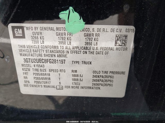 GMC Sierra 1500 Sle