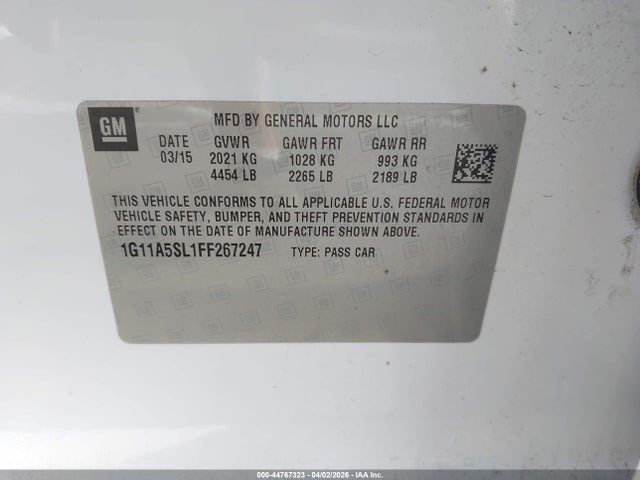Chevrolet Malibu 1fl
