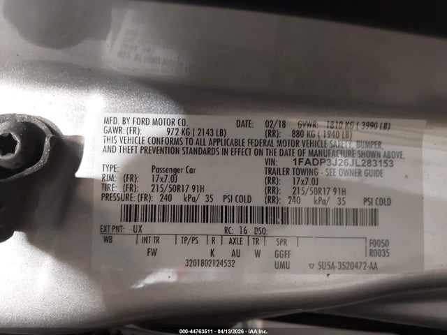 Ford Focus Titanium