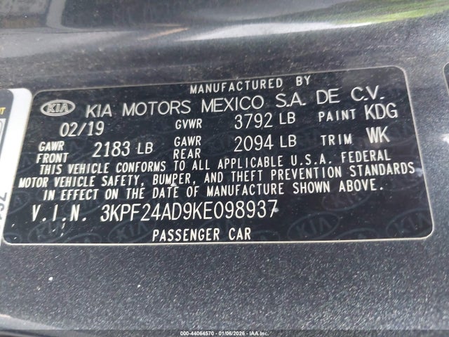 Kia Forte Lxs