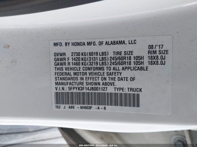Honda Ridgeline Sport