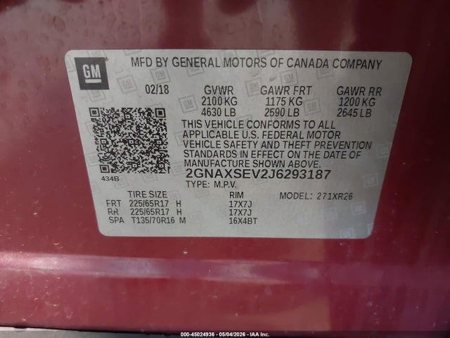 Chevrolet Equinox Lt
