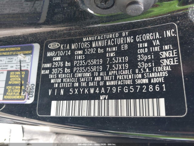 Kia Sorento Limited V6
