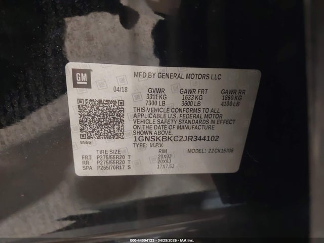 Chevrolet Tahoe Lt
