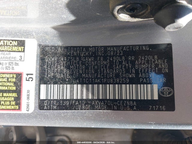 Toyota Camry Le