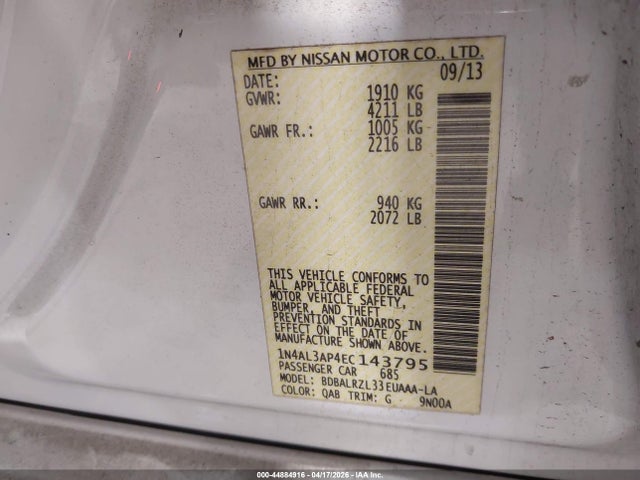 Nissan Altima 2.5 S