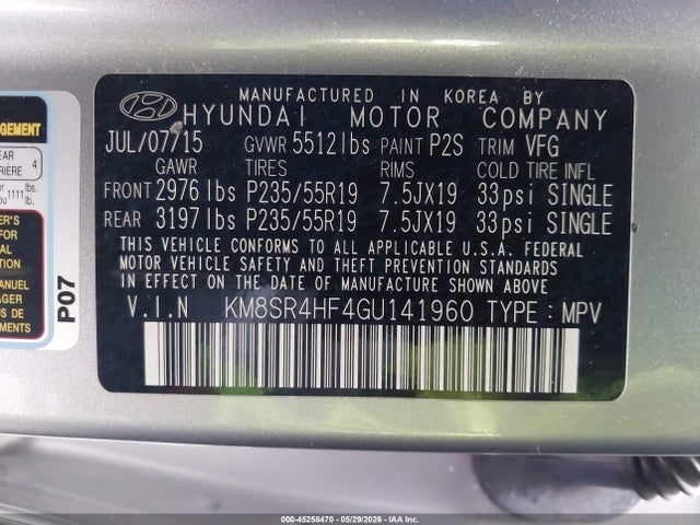 Hyundai SANTA FE Limited